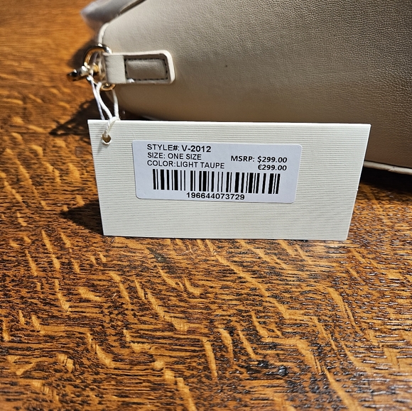 Valentino Orlandi Quilted Tote Bag, Vegan Leather NWT - Picture 5 of 9